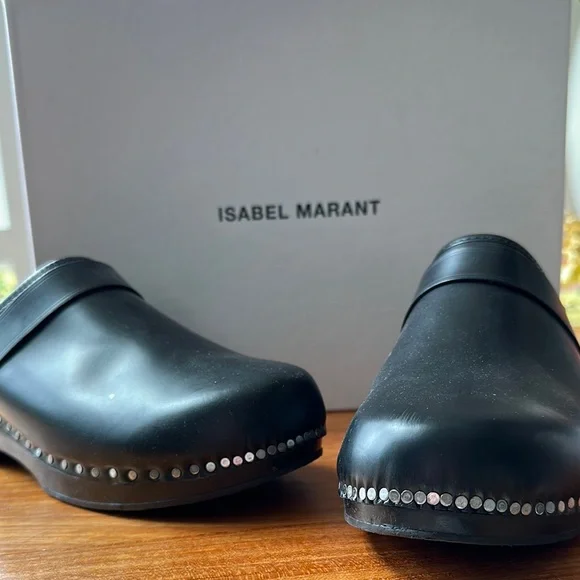 Isabel Marant Black Women's Clogs - Picture 1 of 5